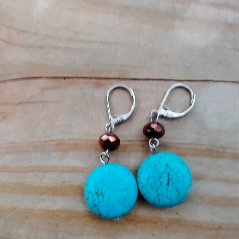 Sterling Silver Turquoise Earrings